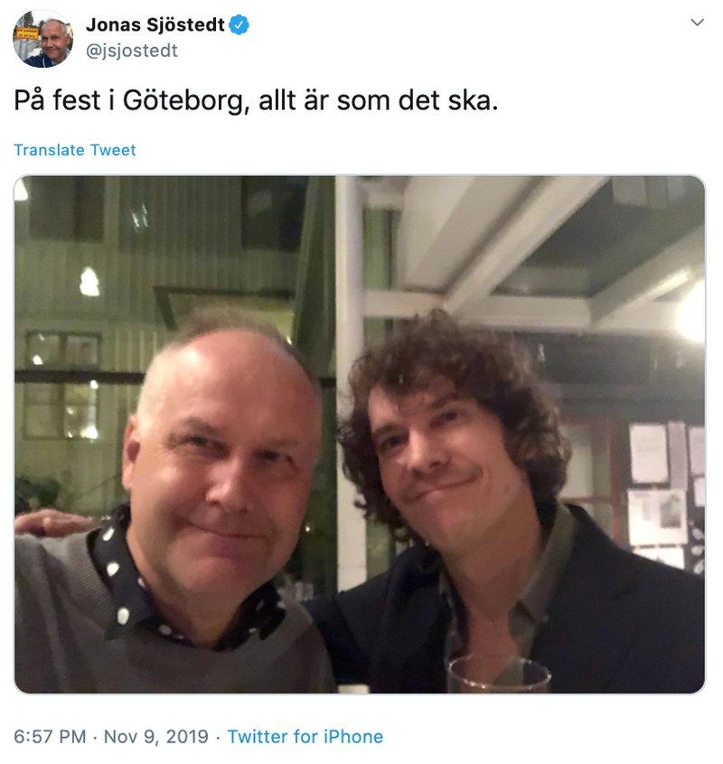 Jonas Sjöstedt Jonas Sjöstedt